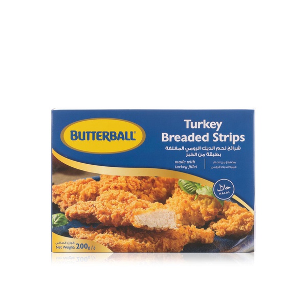 Butterball Frozen Turkey Breaded Strips 200G