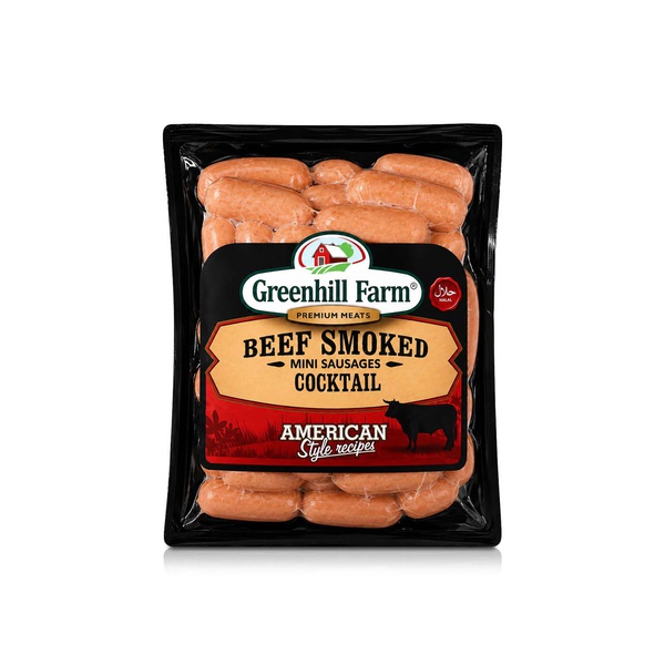 Greenhill Farm Beef Smoked Cocktail Sausages 400g