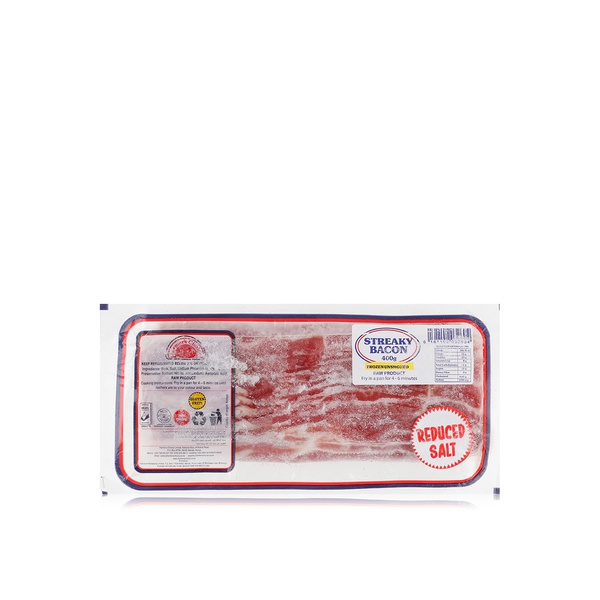 Farmer's Choice Frozen Unsmoked Streaky Bacon 400G
