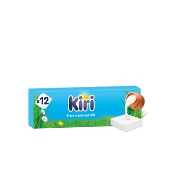 Kiri Spreadable Cream Cheese Squares x 12 200g