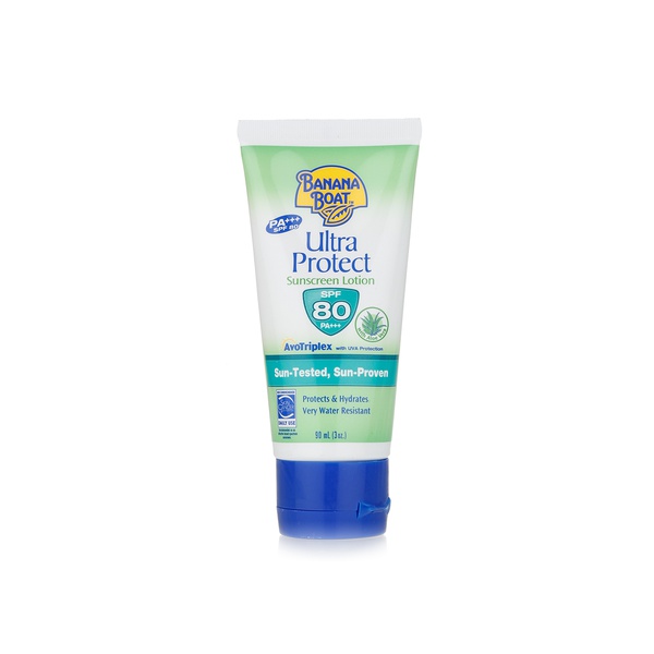 Banana Boat ultra protect sunscreen lotion SPF80 90ml price in UAE