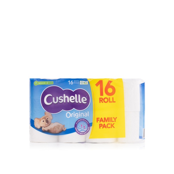 Cushelle Toilet Tissue White Rolls x 16