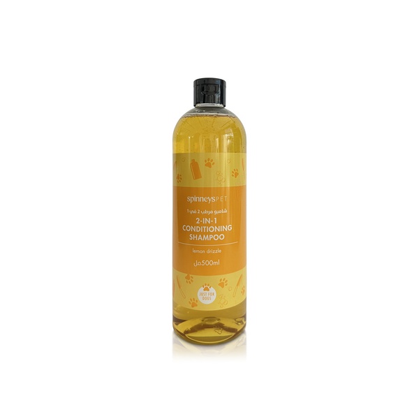 Spinneyspet Lemon Drizzle 2-in-1 Conditioning Shampoo for Dogs 500ml