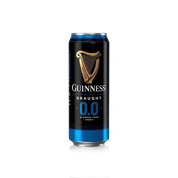 Guinness Draught 0.0 Alcohol Free Stout 440ml