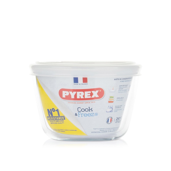 Pyrex Cook & Freeze Glass Storage Round 0.6L
