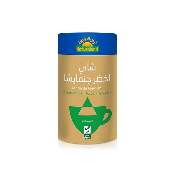 Natureland Genmaicha Green Tea 15 Bags