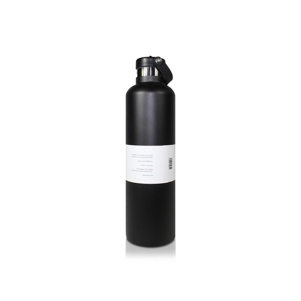 Moya Coral Reef Insulated and Sustainable Water Bottle Black 1 litre