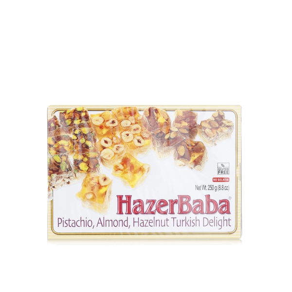 Hazer Baba Pistachio Almond Hazelnut Turkish Delight 250g
