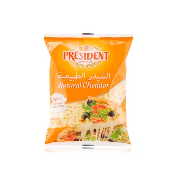 President Shredded Natural Cheddar Cheese 200g