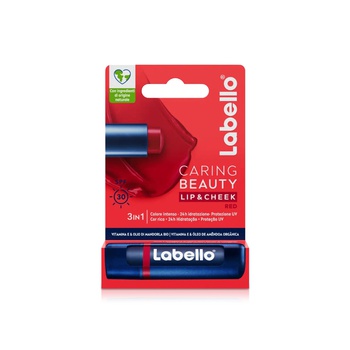 Labello Caring Beauty Lip & Cheek Balm Red SPF30 4.8g