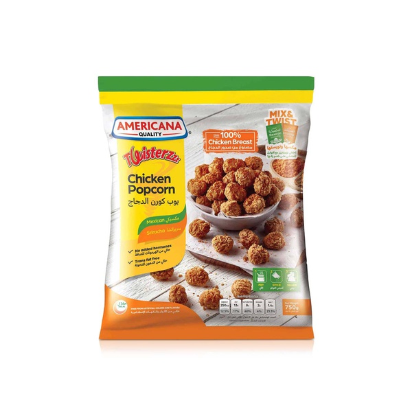 Americana Frozen Chicken Popcorn Twisterz 750g