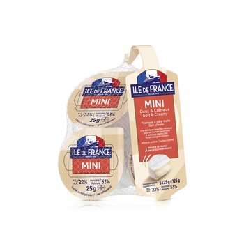 Ile De France Mini Brie 5 x 25g