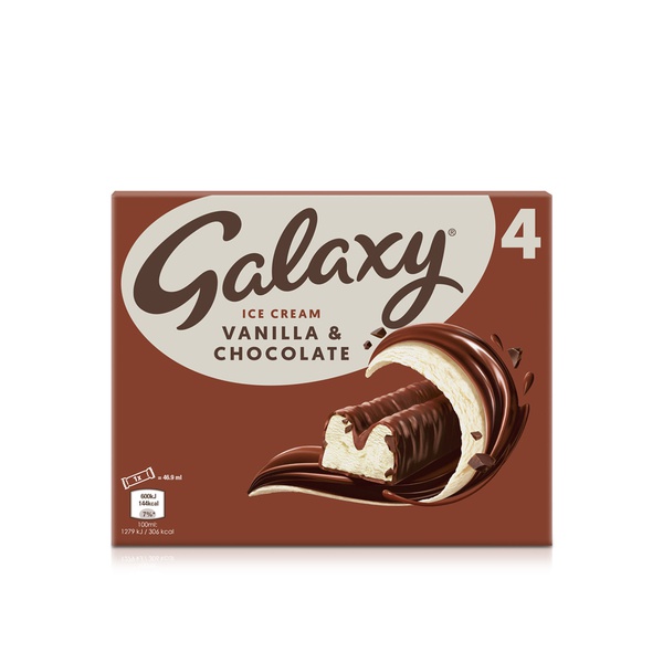 Galaxy Vanilla & Chocolate Ice Cream 160g x 4