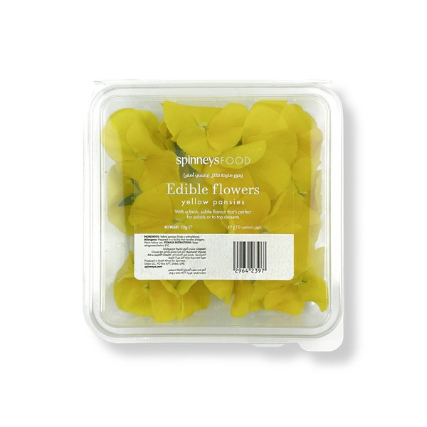 Spinneysfood Yellow Pansies 10g
