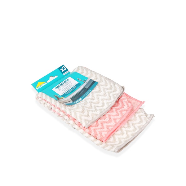 Rozenbal Microfibre Tea Towels x 3