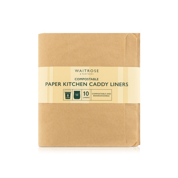 Waitrose Kitchen Caddy Paper Liners x 10