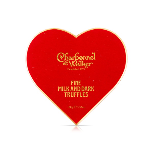 Charbonnel Et Walker Fine Milk And Dark Truffles 100g