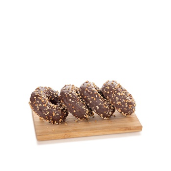 Spinneysfood Chocolate and Hazelnut Donuts 4 x 64g