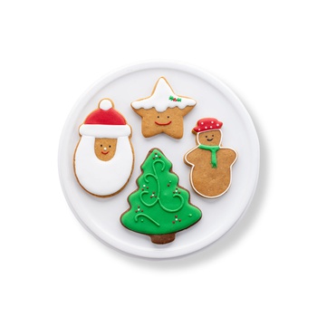 The Lime Tree Cafe Santa and Festive Friends Cookies 4 Pack 147g