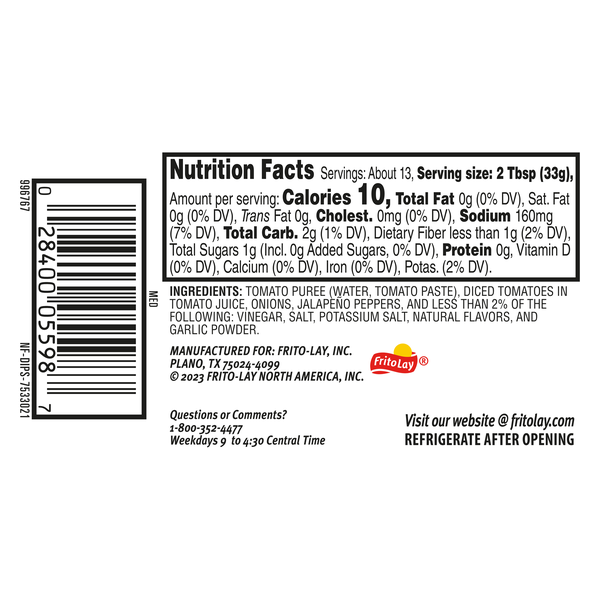 Tostitos Chunky Medium Salsa 439.4g