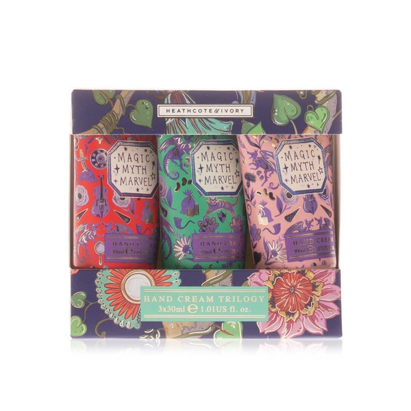 Heathcote & Ivory Magic Myth Marvel Hand Cream Trilogy 3 x 30ml