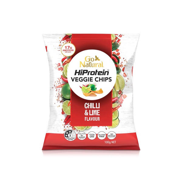 Go Natural Hiprotein Veggie Chips Chilli 100g