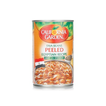California Garden Egyptian Style Peeled Fava Beans 450g