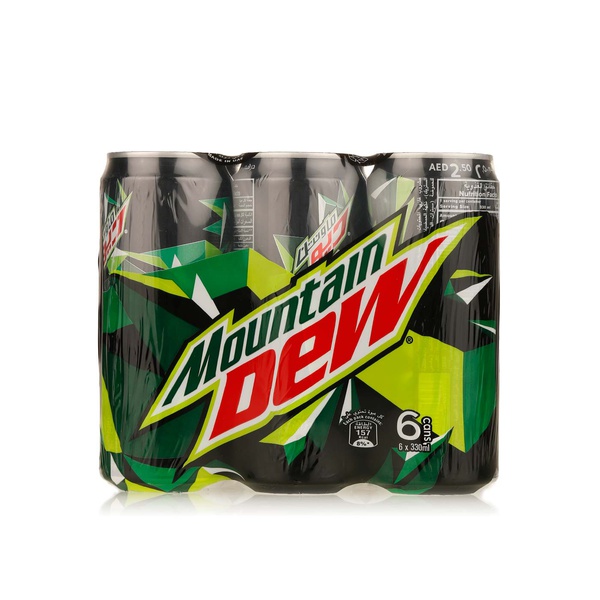 اشتري Mountain Dew cans 6 x 330ml في الامارات