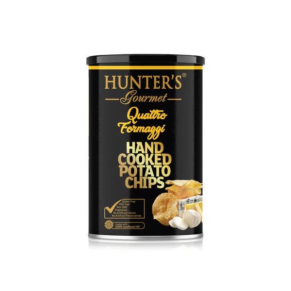 Hunter's Gourmet  Quattro Formaggi Hand Cooked Potato Chips 150g