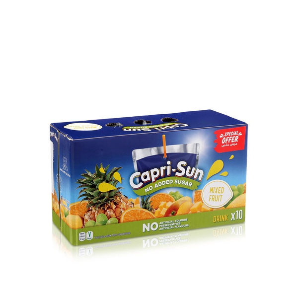 Capri Sun No Added Sugar Mix Fruit 200ml x  10