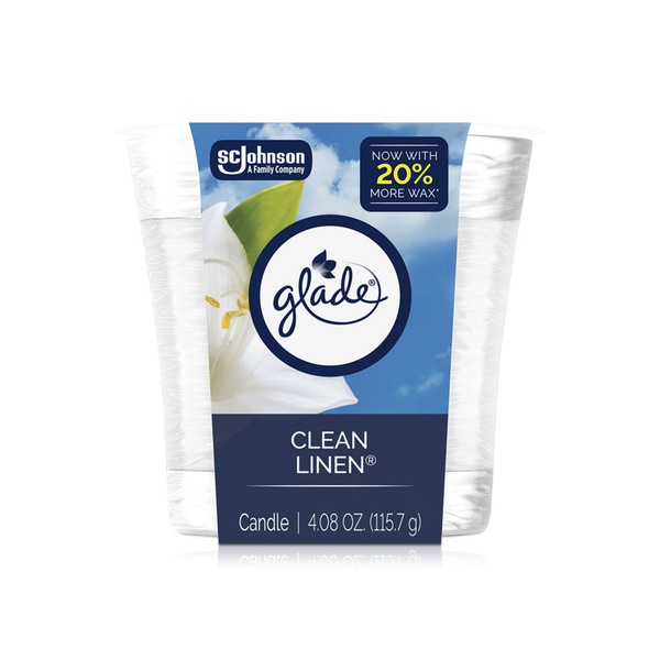 Glade Clean Linen Candle 4.08oz