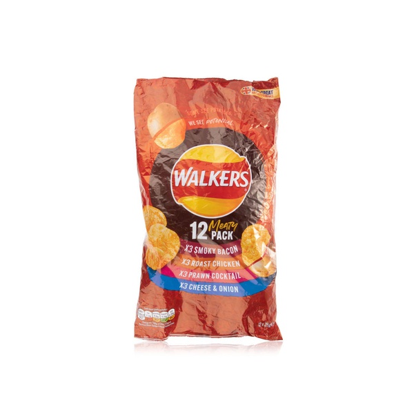 Walkers Meaty Variety Multipack Crisps 12 Pack - Spinneys UAE