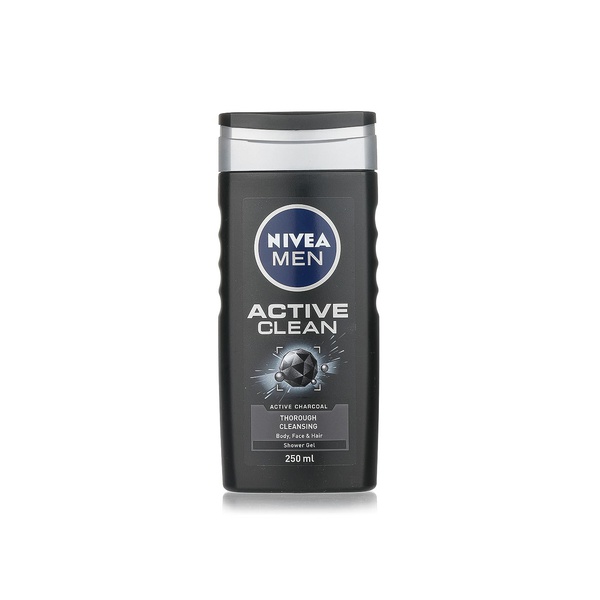 Buy Nivea Men active clean shower gel 250ml in UAE