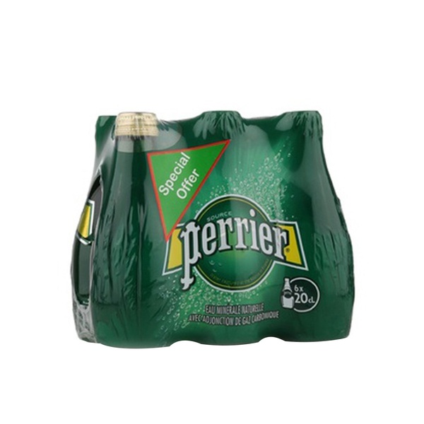 Perrier Carbonated Mineral Water 6 x 200ml