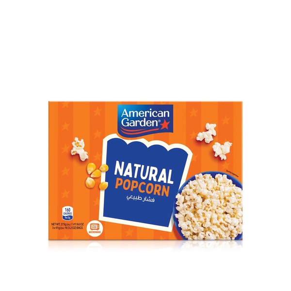 American Garden Natural Popcorn 273g