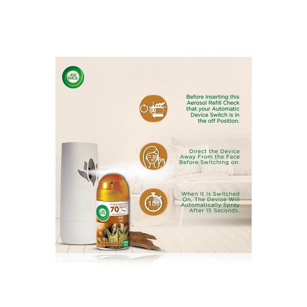 Air Wick Freshmatic Autospray Gadget and Refill Oud