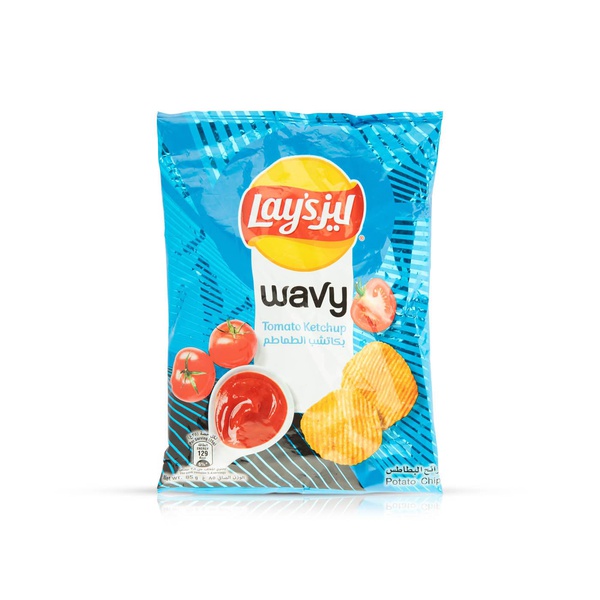 Lay's Wavy Potato Chips Tomato Ketchup 85g