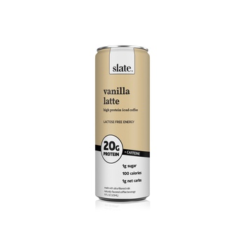 Slate Vanilla Latte High Protein Iced Coffee 325ml