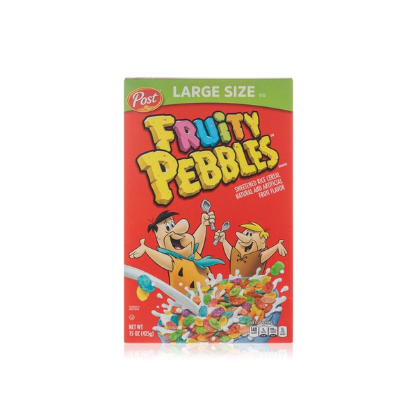 Buy Post fruity pebbles cereal 425g in UAE