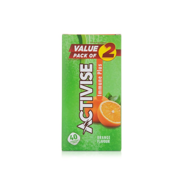 Activise Immune Plus Effervescent Tablets Orange 20s 1+1