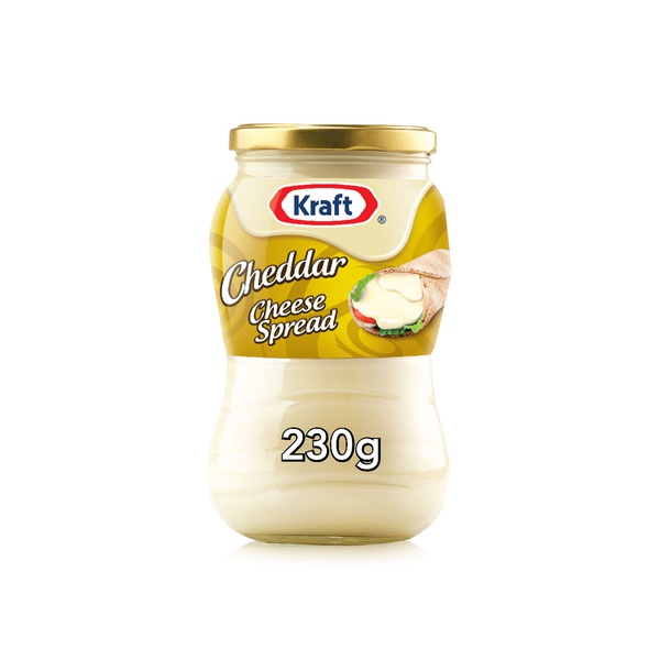 Buy Kraft cheddar cheese spread original 230g in UAE