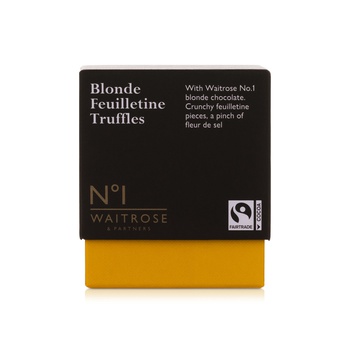 Waitrose No.1 Blonde Feuilletine Truffles 120g