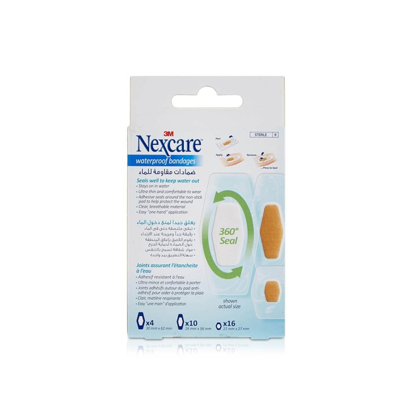 Nexcare Waterproof Bandages Assorted 30s