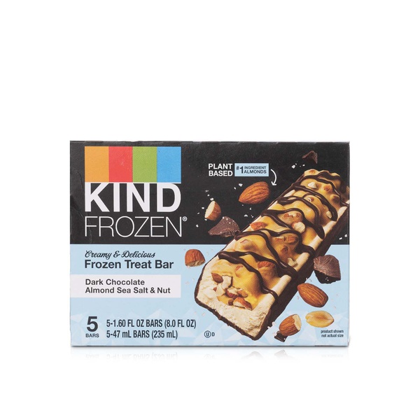 Kind Dark Chocolate Almond Sea Salt And Nut Frozen Treat Bars 5 Pack 235Ml