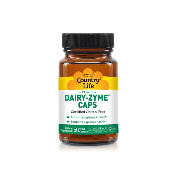 Country Life Power Dairy-Zyme Capsules x 50