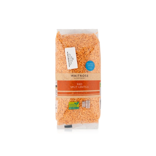 Buy Waitrose red split lentils 1kg in UAE