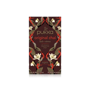 Pukka original organic chai tea 20 bags 40g