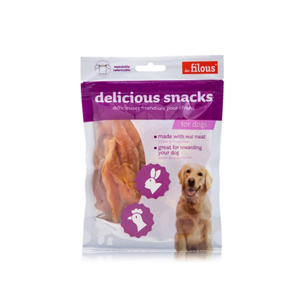 Les Filous Rabbit Ear'n Chicken Snack for Dogs 80g
