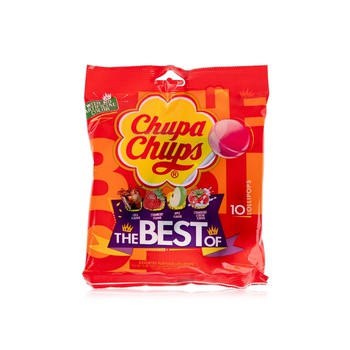 Chupa Chups Assorted Flavour Lollipops x 10