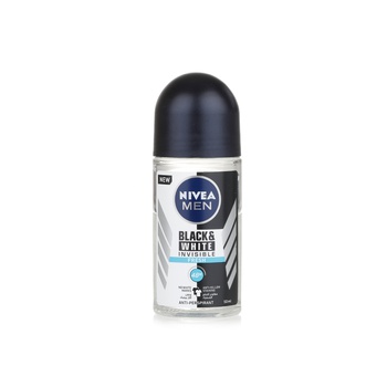 Nivea Men Black & White Invisible Roll-on Deodorant 50ml